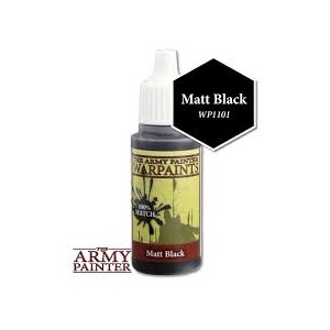 Matt Black - Peinture Acrylique THE ARMY PAINTER 18 ml