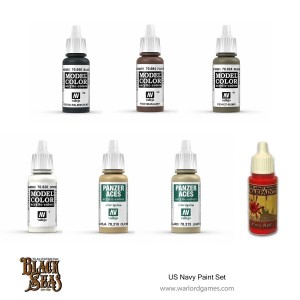 Black Seas : US Navy Paint Set