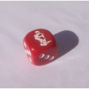 Le 6 - Rouge - Dé pour DBA