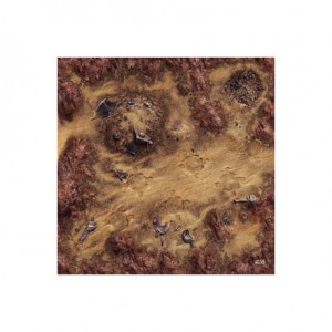 Playmat Desert Junkyard -- Tapis pour Star Wars Legion 90x90 cm