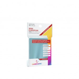 gamegenic - ROUGE - 50 sleeves 46x71mm - 44x69 mm utile