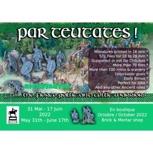 PAR TEUTATES - STL Files Pack + Pre-supported