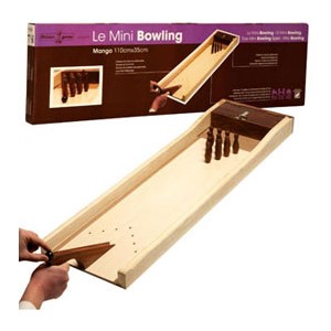 Mini Bowling - Mango 110 x 35 cm Mini Bowling - Mango 110 x 35 cm